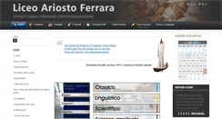 Desktop Screenshot of lnx.liceoariosto.it